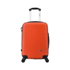 InUSA Royal 20" Hardside Carry-On Suitcase, 4-Wheeled Spinner, Orange (IUROY00S-ORG)