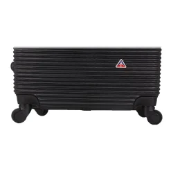 InUSA Royal 4-Piece Hardside Spinner Luggage Set, Black (IUROYSMLXL-BLK)