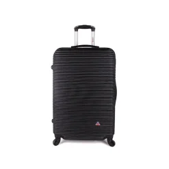 InUSA Royal 3-Piece Hardside Spinner Luggage Set, Black (IUROYSML-BLK)