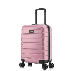 InUSA Trend 20" Hardside Carry-On Suitcase, 4-Wheeled Spinner, Rose Gold (IUTRE00S-ROS)