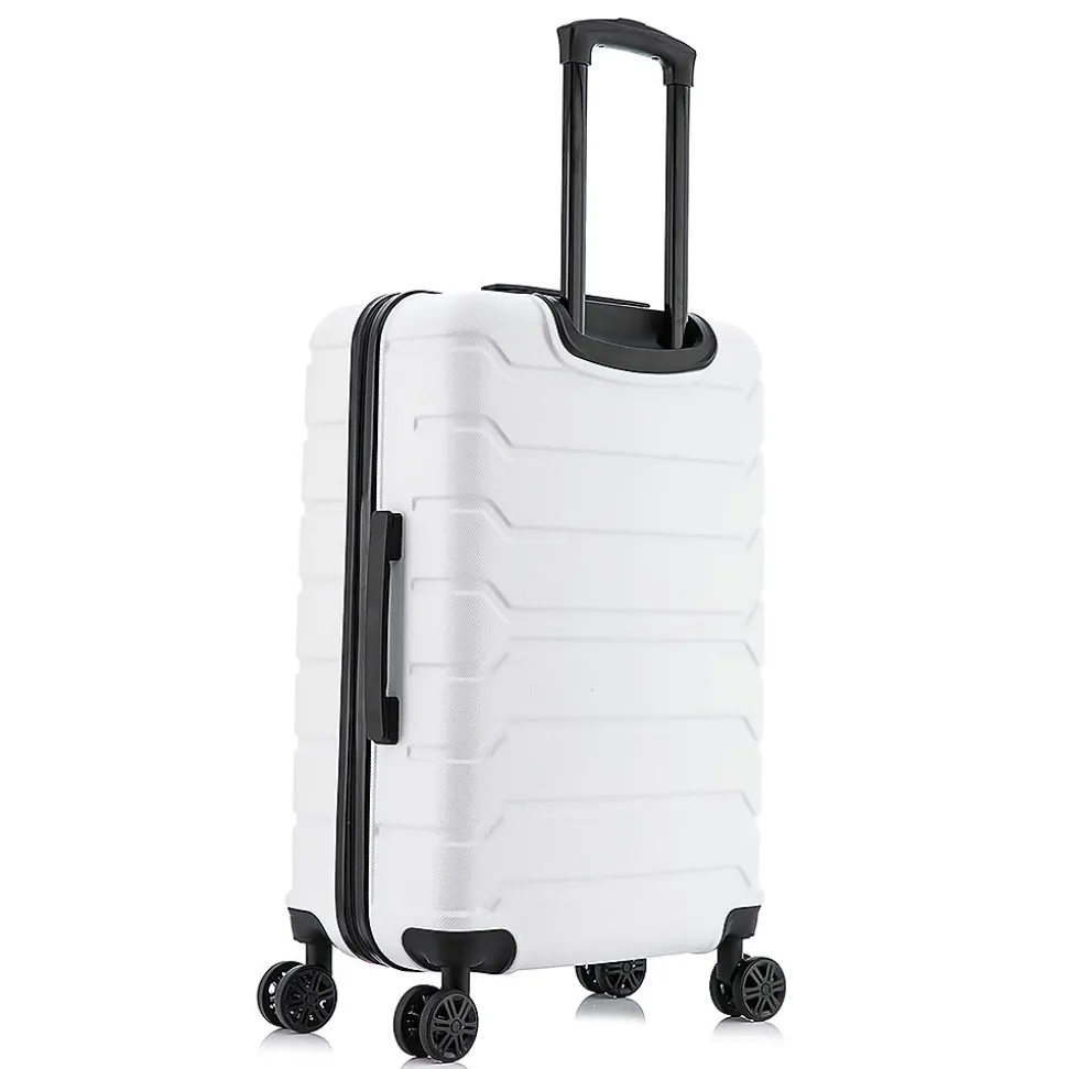 InUSA Trend 2-Piece Hardside Spinner Luggage Set, White (IUTRE0SM-WHI)