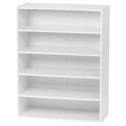 Iris 31.51" 5-Shelf Bookcase, White (596984)