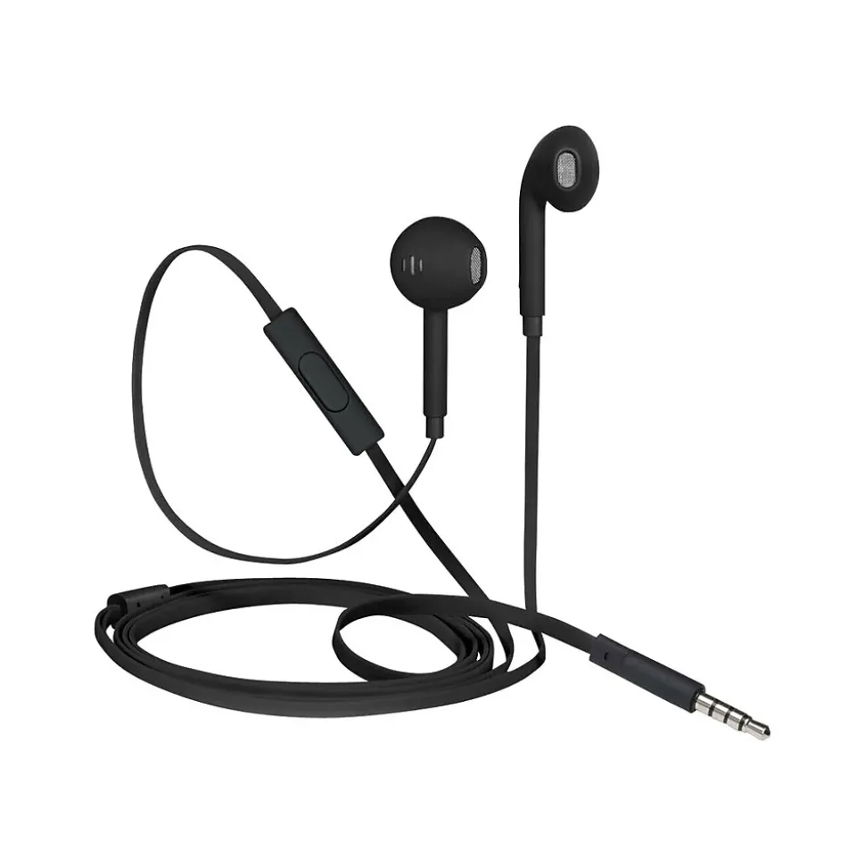iStore Classic Fit Stereo Phone Earbuds Black (AEH03611CAI)