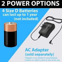 iTouchless Stainless Steel Sensor Trash Can, 13 Gallon, Silver (DZT13)