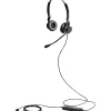 Jabra 2300 Noise Canceling Stereo Headset Microphone, Over-the-Head, Black (2399-829-109)