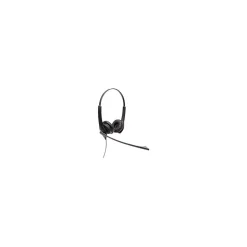Jabra BIZ 1100 Duo Noise Canceling Stereo On Ear Mobile Headset, Black (1159-0139-EDU)