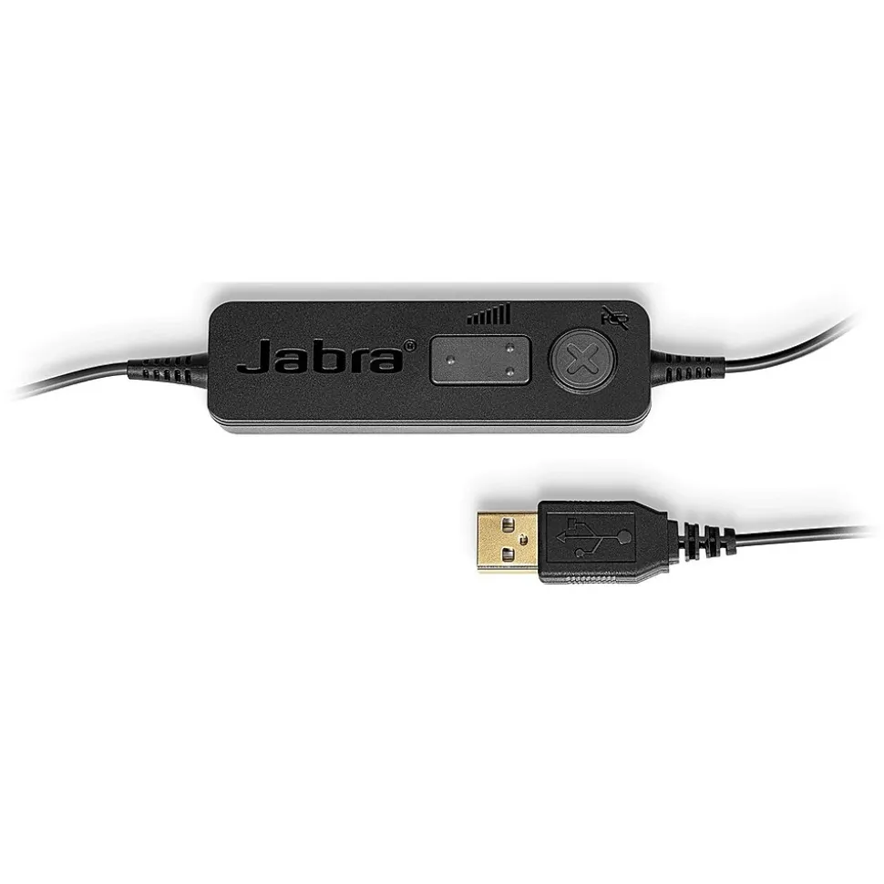 Jabra Biz 1100 EDU Stereo On Ear Headset, USB-A (1159-0159-EDU)