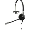 Jabra BIZ 2400 II Noise Canceling Mono Headset Microphone, Over-the-Head, Black (2486-820-209)