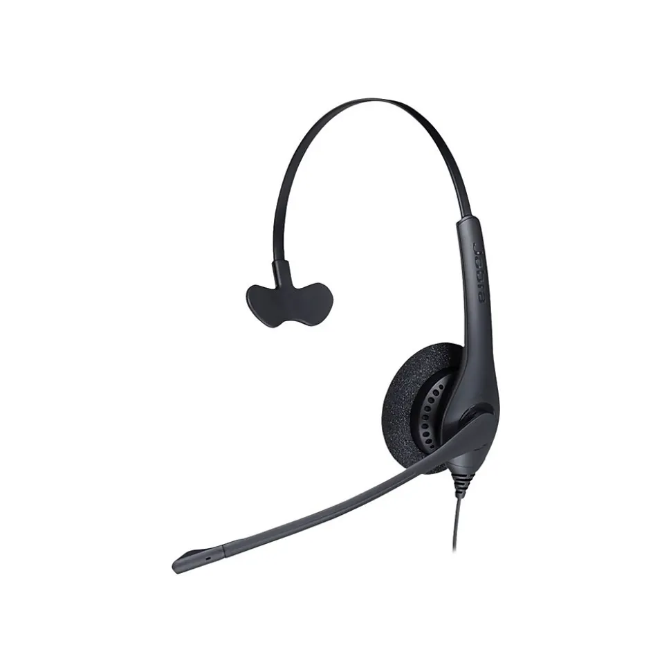 Jabra BIZ 1500 Mono Headset, Over-the-Head, Black (GSA1513-0157)