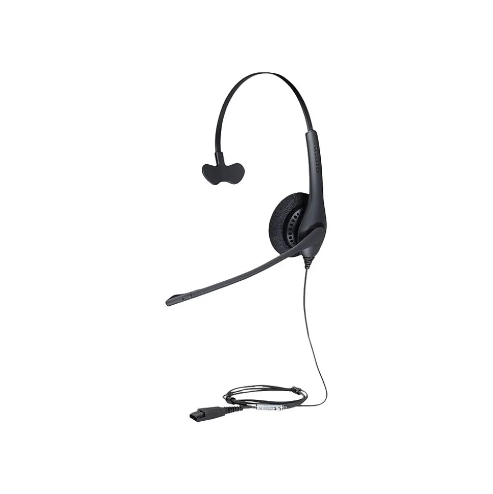 Jabra BIZ 1500 Mono Headset, Over-the-Head, Black (GSA1513-0157)