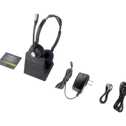 Jabra Engage 75 Stereo Wireless DECT/Bluetooth Headset, Over-the-head, Black (GSA9559-583-125)