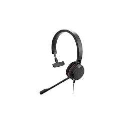 Jabra Evolve 20 MS Mono Noise Canceling Headset, Over-the-Head, Black (4993-823-309)