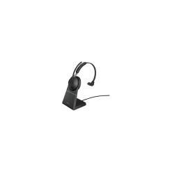 Jabra Evolve2 65 MS Mono Wireless Noise Canceling Headset, Over-the-Head, Black (26599-899-989)