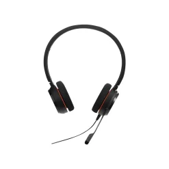 Jabra Evolve 20 MS Stereo Noise Canceling On Ear Phone & Computer Headset, Black (4999-823-189)