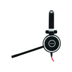 Jabra Evolve 40 Noise Canceling Stereo Headset, USB-C, UC Certified, Black (6399-829-289)