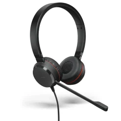 Jabra Evolve 30 Noise Canceling Stereo Computer Headset, Over-the-Head, MT Certified, Black (5399-823-309)