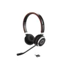 jabra Evolve 65 UC Stereo Noise Canceling Bluetooth Stereo Phone & Computer Headset, Black/Red/Silver (100-98500001-02)