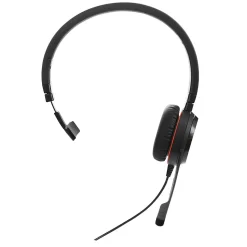 Jabra Evolve 20SE UC Mono Noise Canceling Computer Headset, Over-the-Head, Black (4993-829-409)