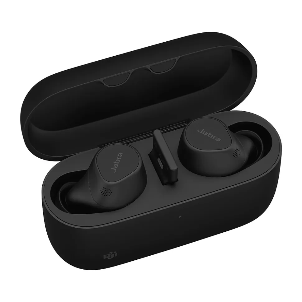 jabra Evolve2 Wireless Noise Canceling Bluetooth Earbuds, USB-A, UC-Certified (20797-989-989)