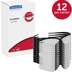 Jackson® Nemesis Safety Glasses, Polycarbonate, Indoor/Outdoor, Black