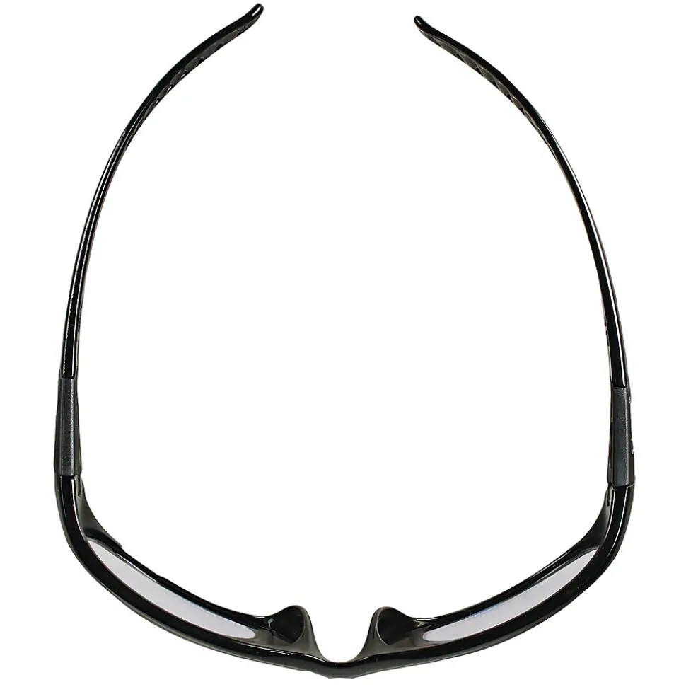 Jackson Safety® Glasses, V40 HellRaiser®, Indoor/Outdoor Lens, Black Frame