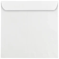 JAM Paper 13 1/2 Square Invitation Envelope, 13 1/2" x 13 1/2", White, 25/Pack (3992323)