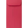 JAM Paper #7 Coin Business Colored Envelopes, 3.5 x 6.5, Red Recycled, 25/Pack (355228282)