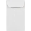 JAM Paper #3 Coin Business Envelopes, 2.5 x 4.25, White, Bulk 250/Box (1623183H)
