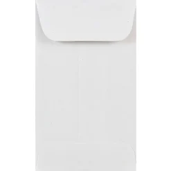 JAM Paper #3 Coin Business Envelopes, 2.5 x 4.25, White, Bulk 250/Box (1623183H)