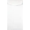 JAM Paper #7 Coin Envelope, 3 1/2" x 6 1/2", White, 25/Pack (95083)
