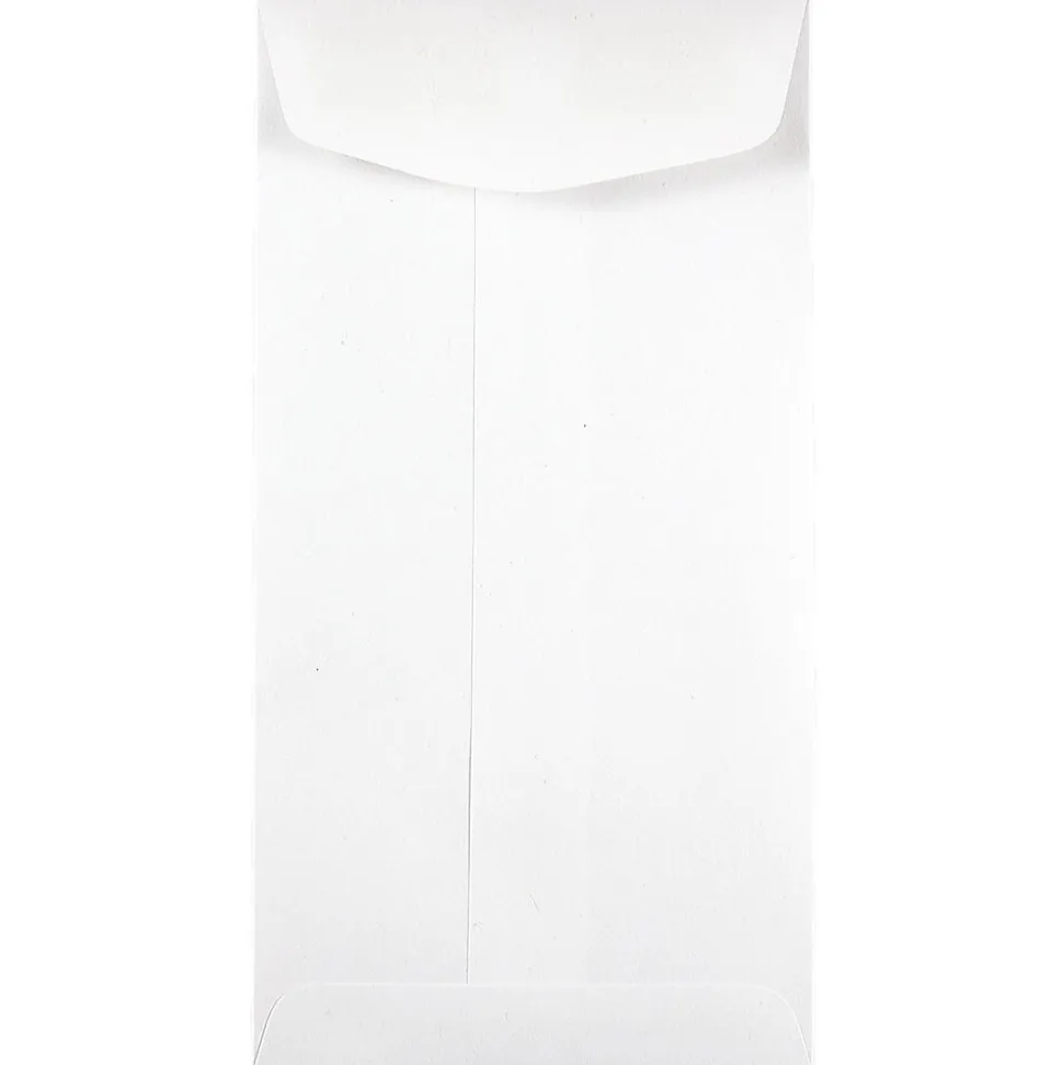 JAM Paper #7 Coin Envelope, 3 1/2" x 6 1/2", White, 25/Pack (95083)