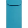 JAM Paper #7 Coin Envelopes, 3 1/2" x 6 1/2", Blue, 100/Pack (1526764d)