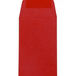 JAM Paper #1 Coin Envelopes, 2 1/4" x 3 1/2", Ruby Red, 25/Pack (900967818)