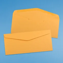 JAM Paper #10 Kraft Business Envelope, 4 1/8
