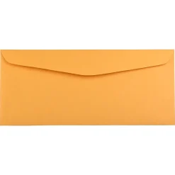 JAM Paper #14 Kraft Business Commercial Envelope, 5" x 11 1/2", Brown Kraft, 25/Pack (1633182)