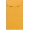 JAM Paper #6 Kraft Coin Envelope, 3 3/8" x 6", Brown Kraft, 25/Pack (1623992)