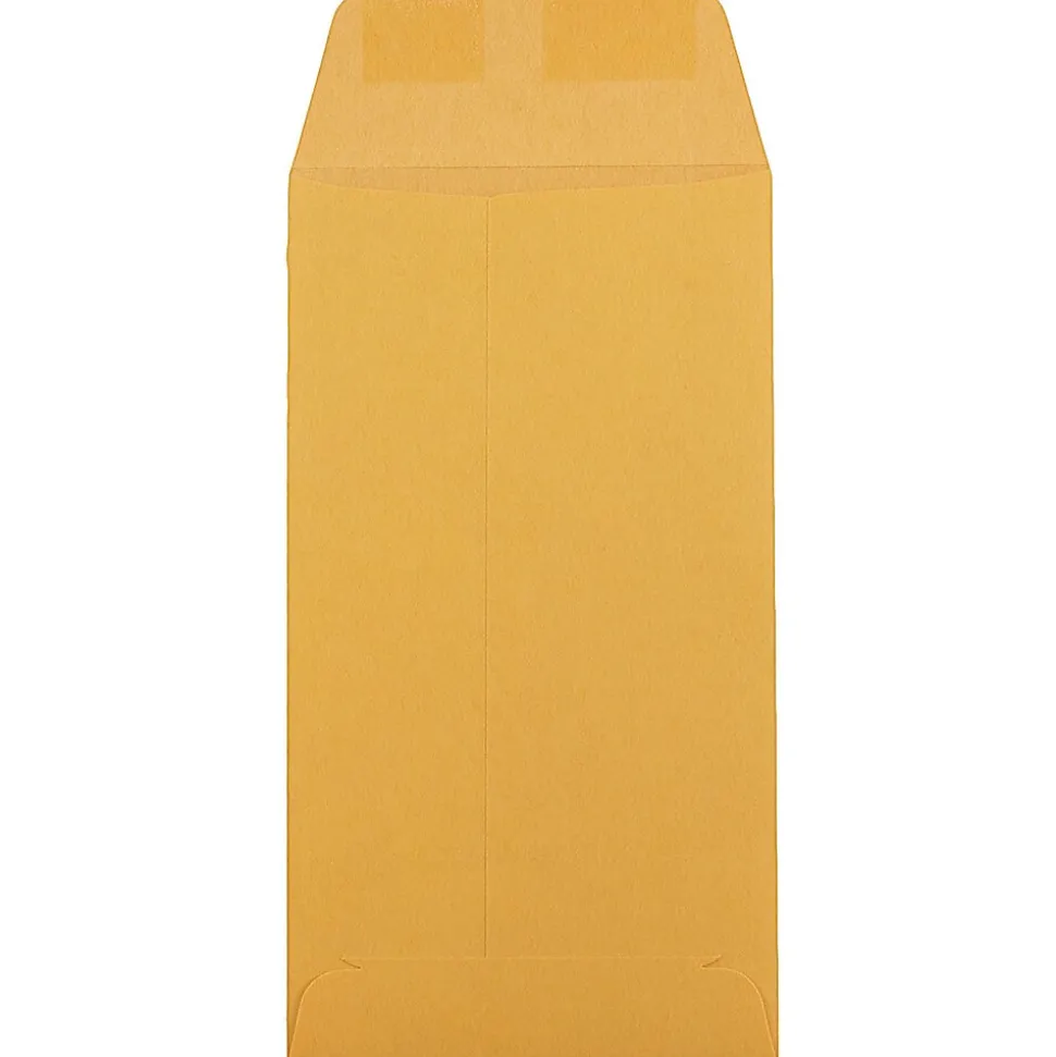 JAM Paper #7 Kraft Coin Envelope, 3 1/2" x 6 1/2", Brown Kraft, 1000/Carton (95125B)