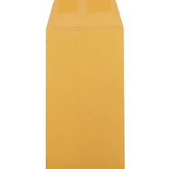 JAM Paper #7 Kraft Coin Envelope, 3 1/2" x 6 1/2", Brown Kraft, 50/Pack (95125I)