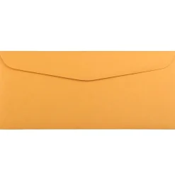 JAM PAPER #12 Kraft Manila Envelopes, 4 3/4 x 11, Brown Kraft Manila, 100/Pack (27930258)