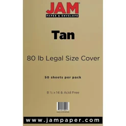 JAM Paper 80 lb. Cardstock Paper, 8.5