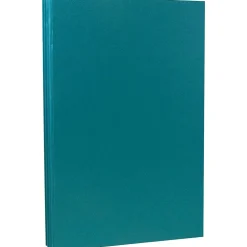 JAM Paper 80 lb. Cardstock Paper, 8.5" x 14", Teal Blue, 50 Sheets/Pack (16729449)