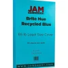 JAM Paper 65 lb. Cardstock Paper, 8.5" x 14", Brite Hue Blue, 50 Sheets/Pack (16730932)
