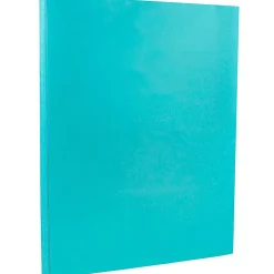 JAM Paper 65 lb. Cardstock Paper, 8.5" x 11", Sea Blue, 50 Sheets/Pack (102677)