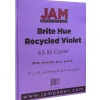 JAM Paper 65 lb. Cardstock Paper, 8.5" x 11", Violet Purple, 250 Sheets/Ream (102426B)