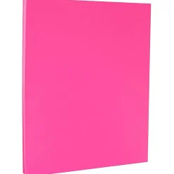 JAM Paper 65 lb. Cardstock Paper, 8.5" x 11", Ultra Fuchsia Pink, 250 Sheets/Ream (184851B)