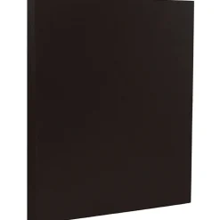 JAM Paper 80 lb. Cardstock Paper, 8.5" x 11", Black, 50 Sheets/Pack (6293359)