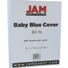 JAM Paper 80 lb. Cardstock Paper, 8.5" x 11", Baby Blue, 250 Sheets/Ream (5155792B)