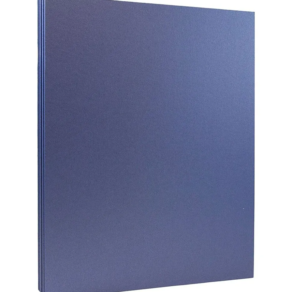 JAM Paper 110 lb. Cardstock Paper, 8.5" x 11", Sapphire Blue Stardream, 50 Sheets/Pack (173SD8511SI285)