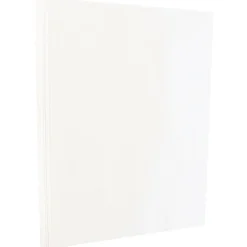 JAM Paper 80 lb. Cardstock Paper, 8.5" x 11", White Glossy, 250 Sheets/Pack (1034702)