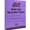 JAM Paper 65 lb. Cardstock Paper, 8.5" x 11", Violet Purple, 50 Sheets/Pack (102426)
